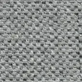 Gray woven fabric texture with repeating knotted pattern, dense matte finish, and subtle tonal variations; sample labeled “swan > fabric (h) > h 453”.
